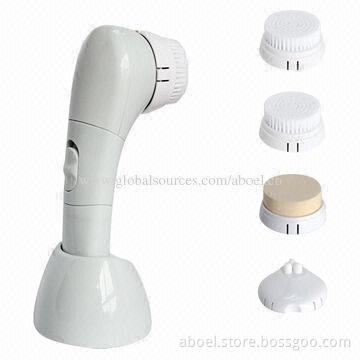 4-in-1 Electric Sonic Skin Cleaning Brush, Beauty/Healthy, OEM and ODM Welcomed